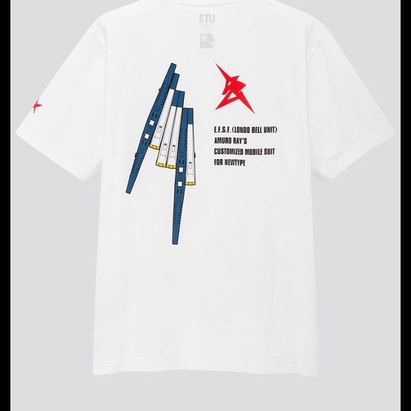 UNIQLO Gundam men’s t-shirt front & back BNWT - Picture 2 of 3